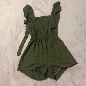 green romper